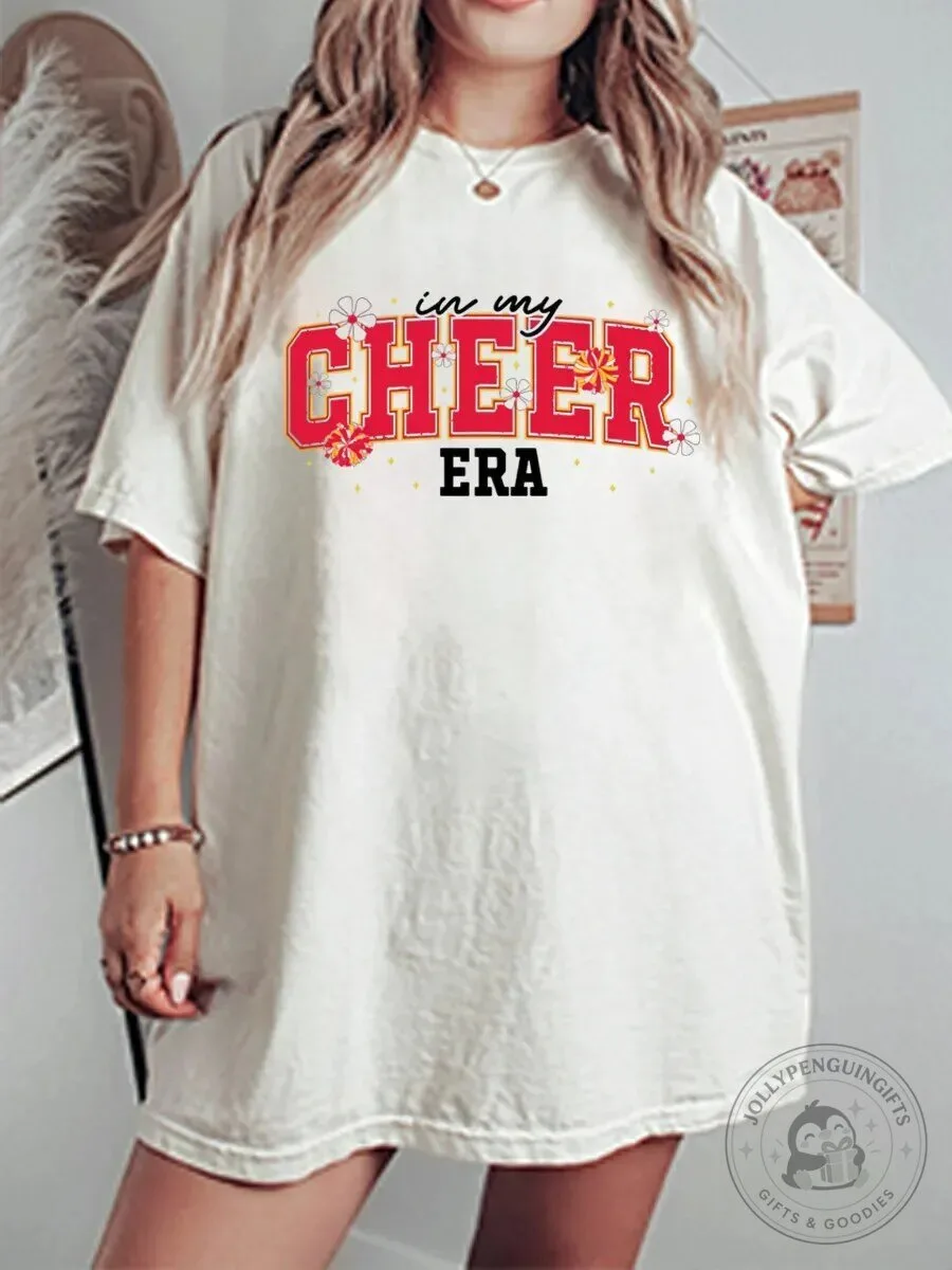 In My Cheer Era Oversized Graphic T-Shirt for Women